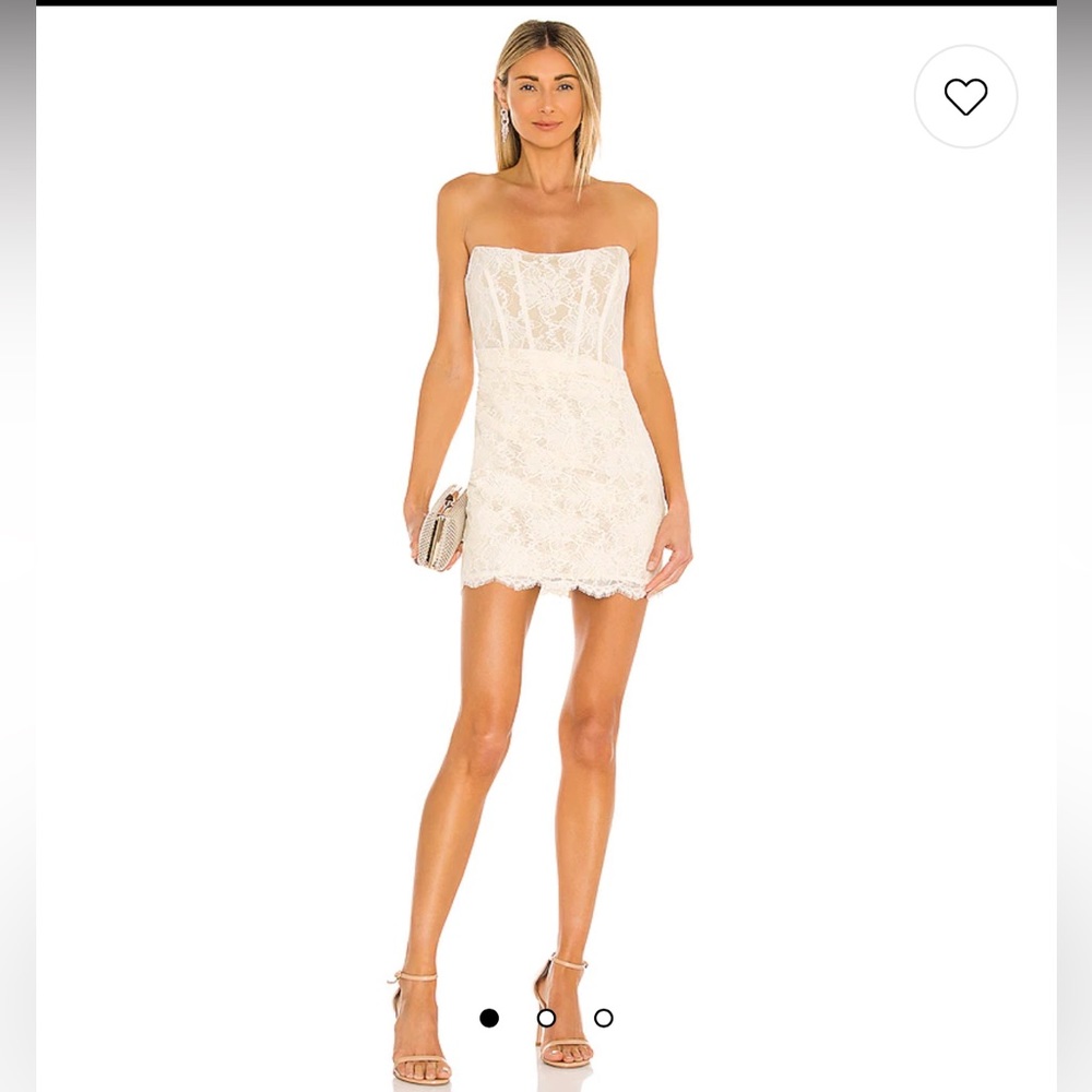 NBD Belladonna Mini Dress in Ivory - brand new